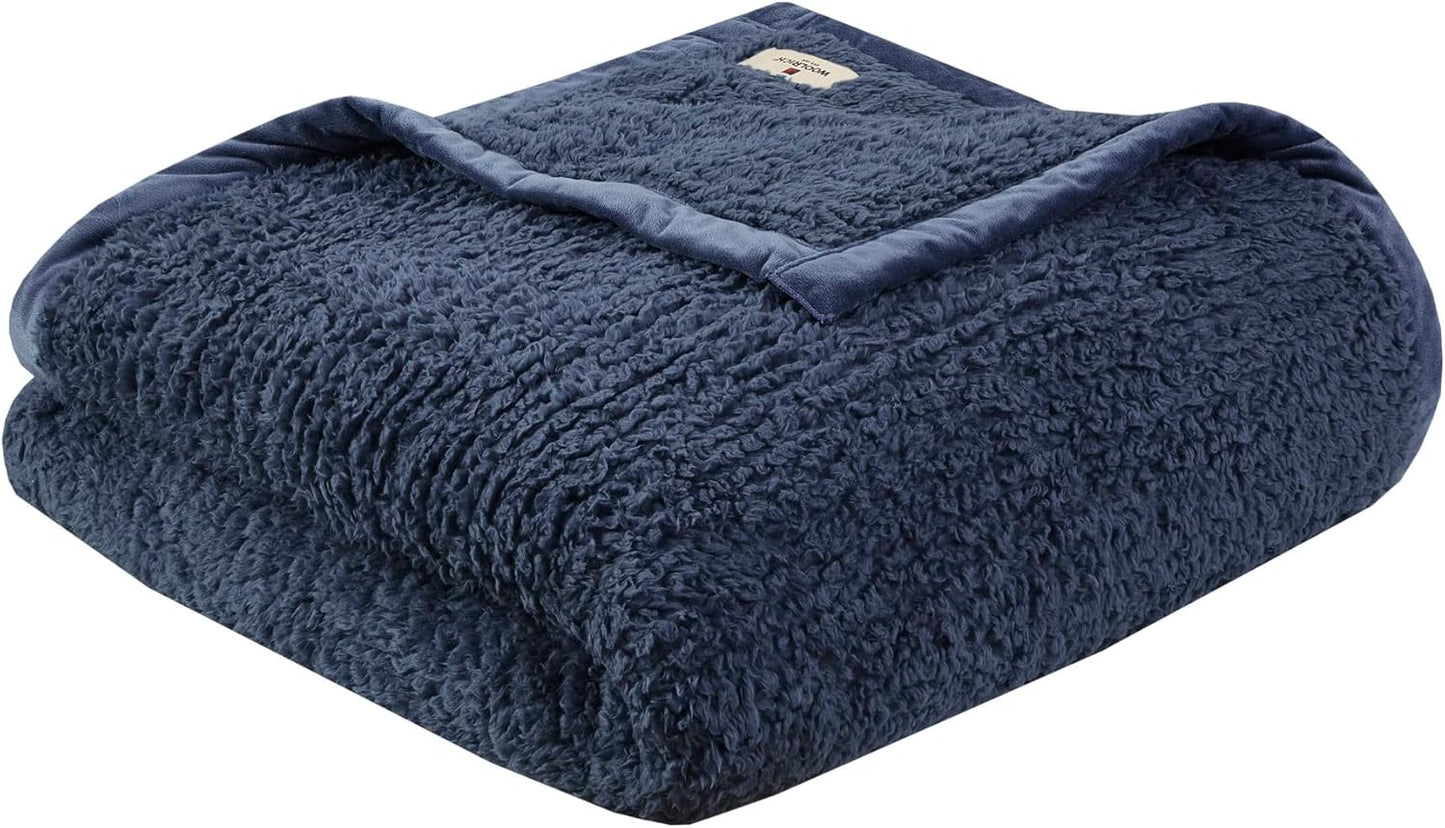 Woolrich Burlington Berber Blanket: Luxuriously Soft & Cozy