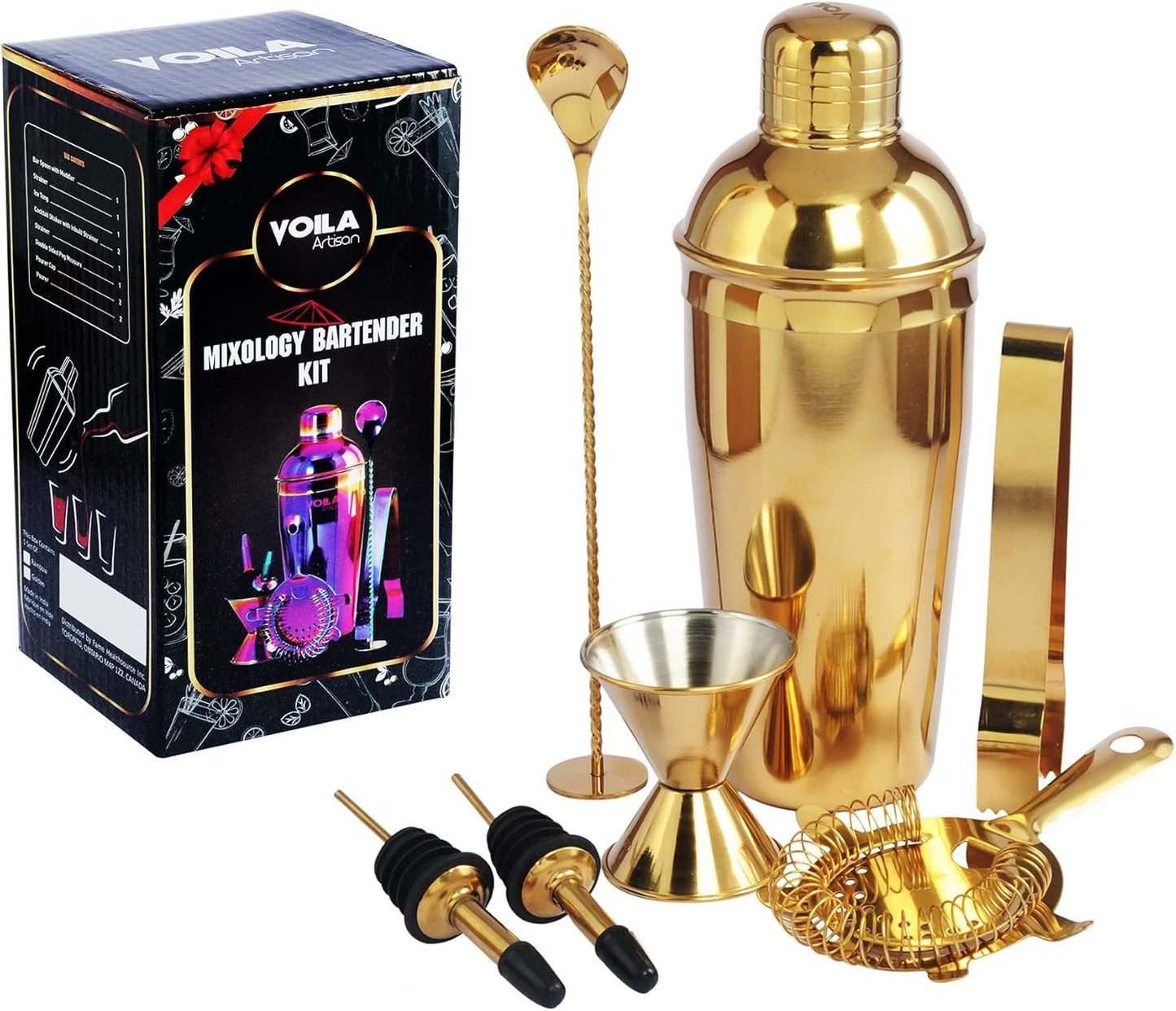 Ultimate Bartender Kit for Perfect Cocktails, Voila Artisan