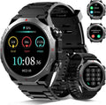 Military Smart Watches for Men with Bluetooth Calls - Rugged HD Watch
