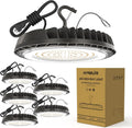 HYPERLITE 150W UFO High Bay LED 6-Pack - Bright 21000LM 5000K