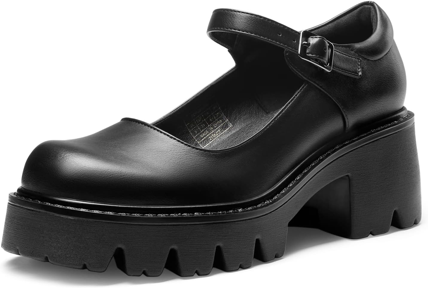 DREAM PAIRS Women's Chunky Platform Mary Janes for Stylish Comfort