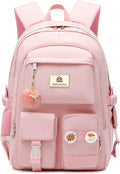 Laptop Backpacks 15.6 Inch College Backpack for Teens - Cute Pink