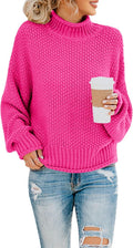 Saodimallsu Turtleneck Oversized Sweater - Cozy Chunky (Style WGJG)