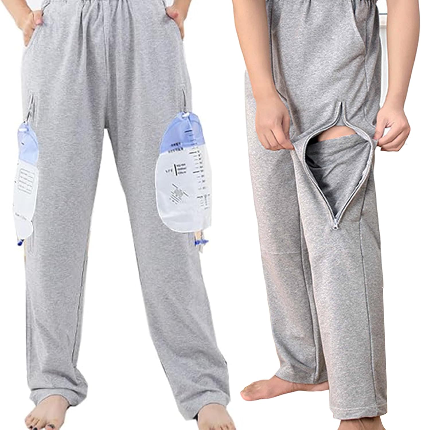 Urine Bag Pants for Elderly with Hidden Urine Bag Design