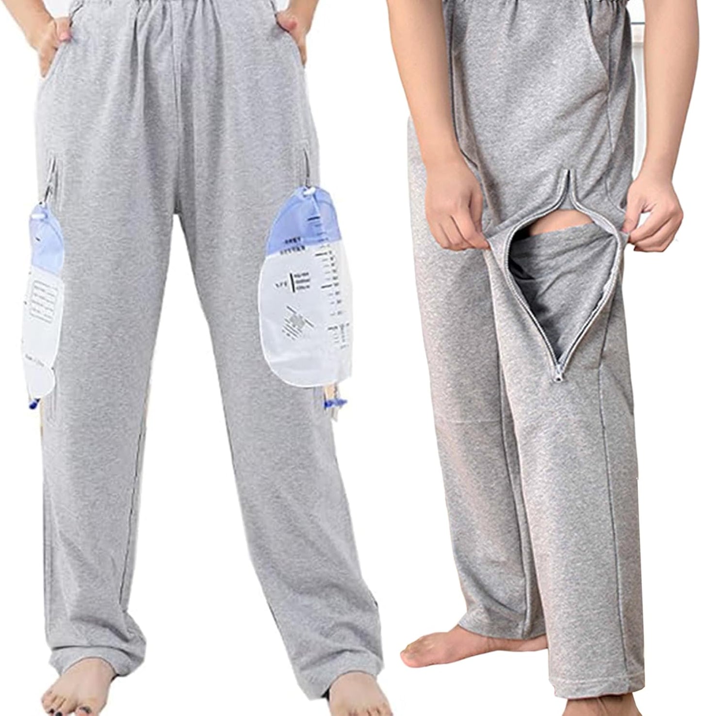 Urine Bag Pants for Elderly with Hidden Urine Bag Design