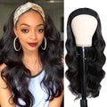 Headband Wig Human Hair Body Wave 18 in - Glueless 150% Density