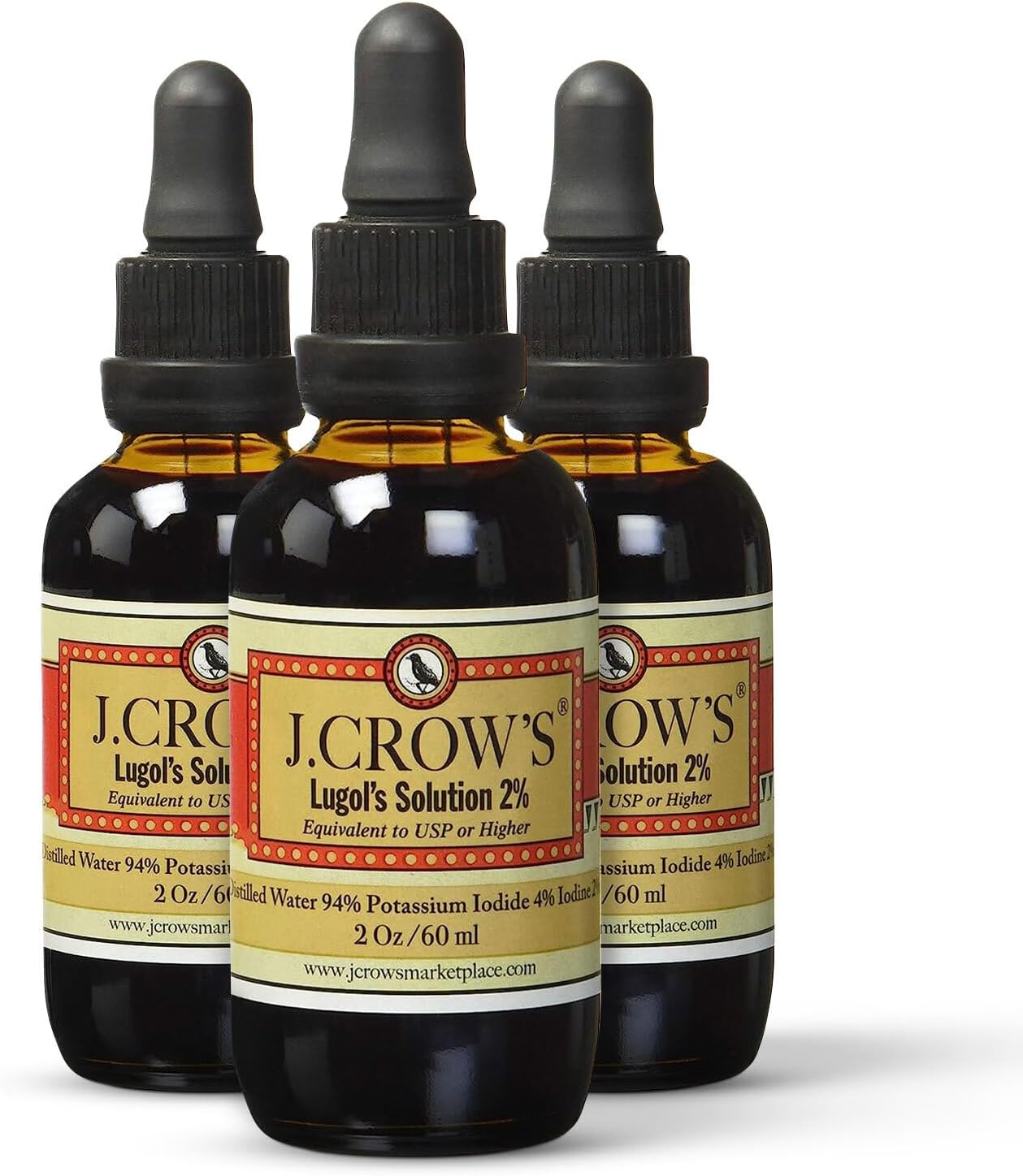 Lugol's Iodine Solution 2% - Premium Natural Brine Extract