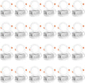 4 in LED Recessed Ceiling Light 5CCT Selectable - Ultra-Thin 9W