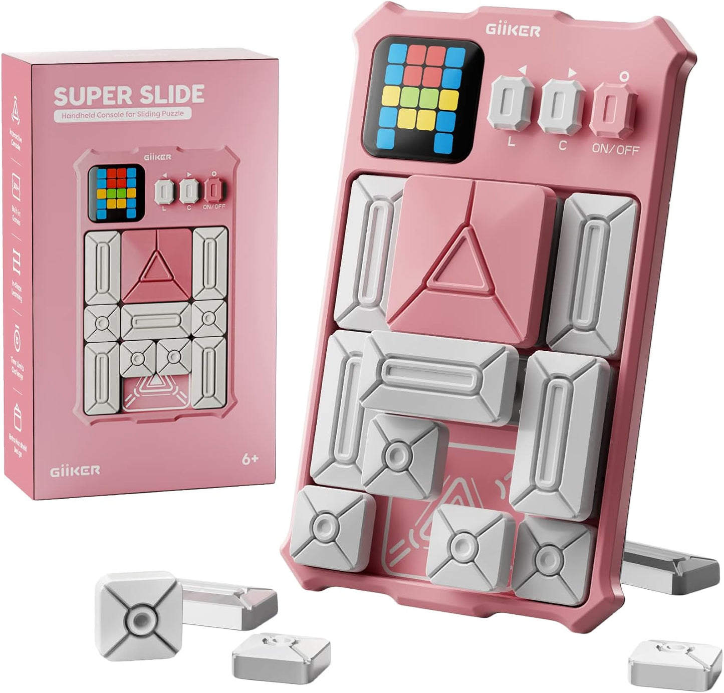 GiiKER Super Slide Puzzle Game - 500+ Challenges for Kids