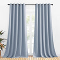 NICETOWN Blackout Curtains 70 x 108 in Vintage Blue - Thermal Privacy