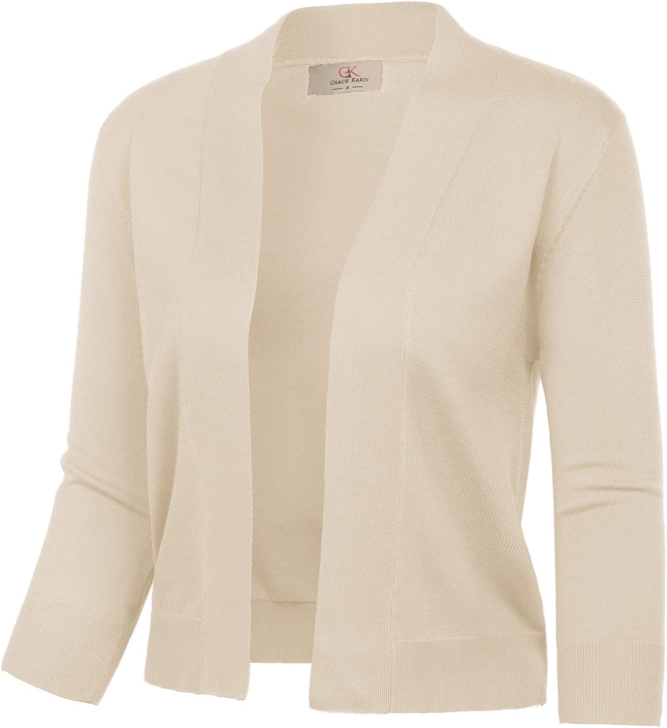 Stylish 3/4 Sleeve Cropped Cardigan for Every Occasion