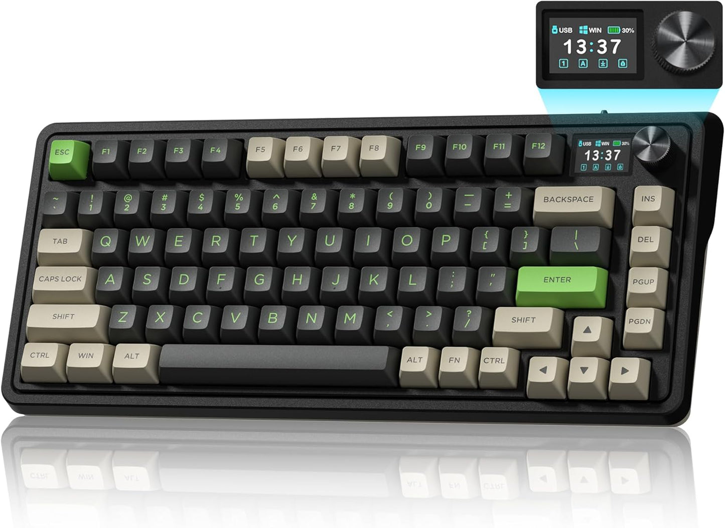 CMK75 Mechanical Keyboard: Stylish 75% Layout with TFT Screen