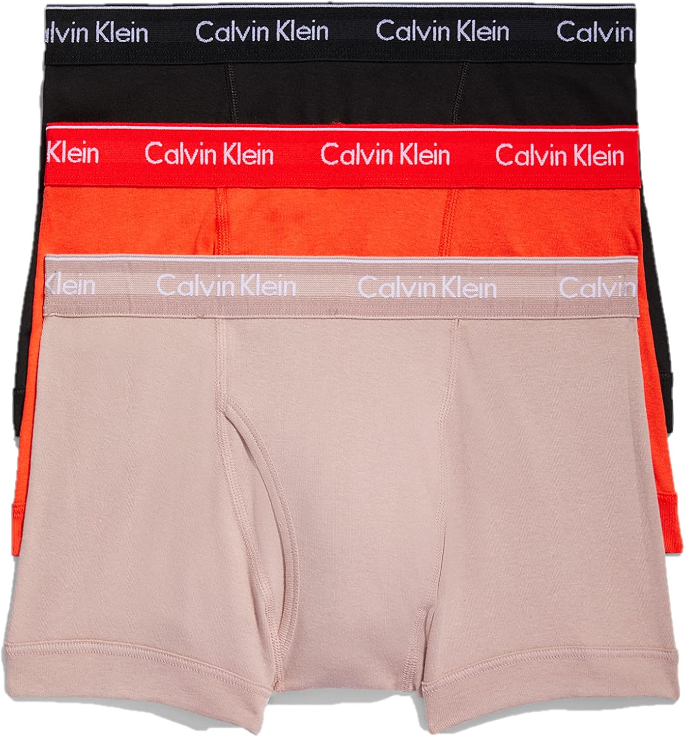 Calvin Klein Men's Cotton Classics Trunk 3-Pack for Ultimate Comfort