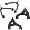 TRQ Front Upper & Lower Control Arm with Ball Joint Set - Direct Fit