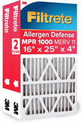 Filtrete 16x25x4 AC Furnace Air Filter for Allergen Defense