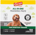 Black Charcoal Puppy Pads 23 in x 23 in - Super Absorbent 150ct