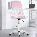 Tall Drafting Chair for Home and Work (Pink) - Ergonomic Comfort