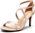Women's Open Toe Stiletto Sandals - Dressy 3in Heel