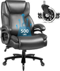 500lbs Heavy Duty Office Chair - Back Pain Relief!