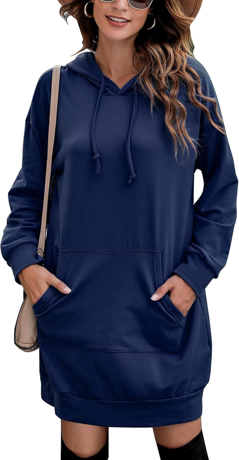 Quenteen Women Hoodies Dress for Casual and Festive Wear