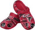 FOCO Men's NFL Team Logo Historic Print Garden Sandals