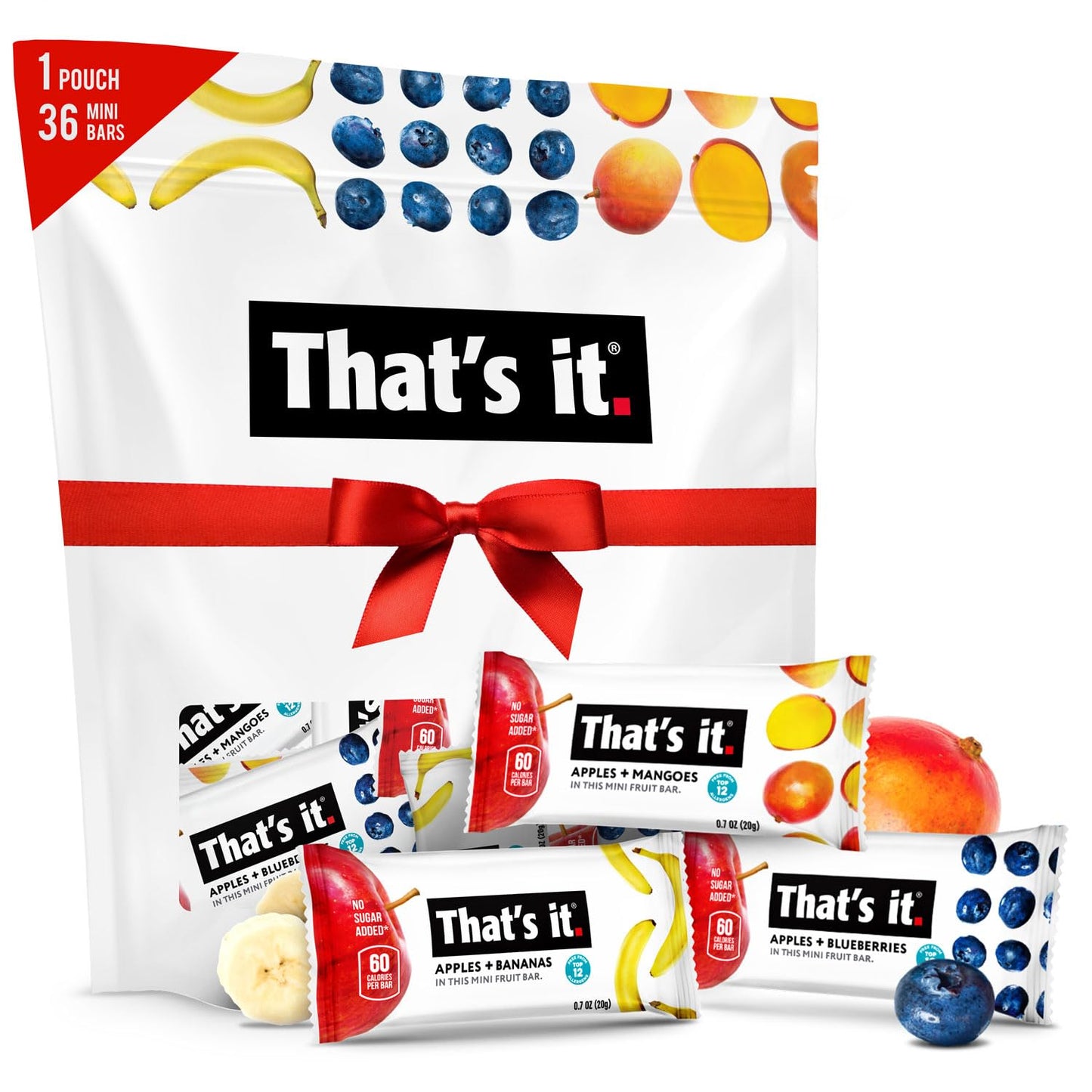 That's it Mini Fruit Bars Gift Pouch Variety 36 Count Review