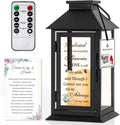Memorial Gift for Loss of Husband Sympathy Lantern - LED Remembrance
