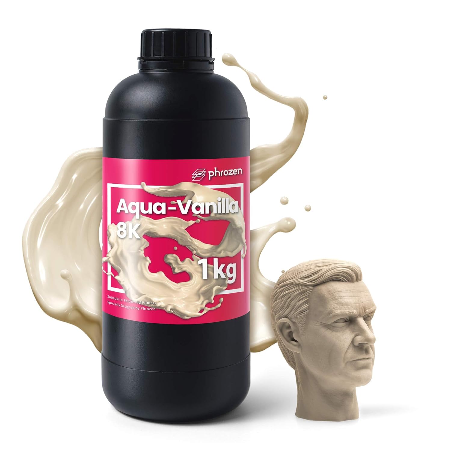 Phrozen Aqua Vanilla 8K Resin for High Precision 3D Printing