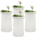 Wrinkle-Free Stretch Spandex Cocktail Tablecloth Set - Perfect for Any Event!