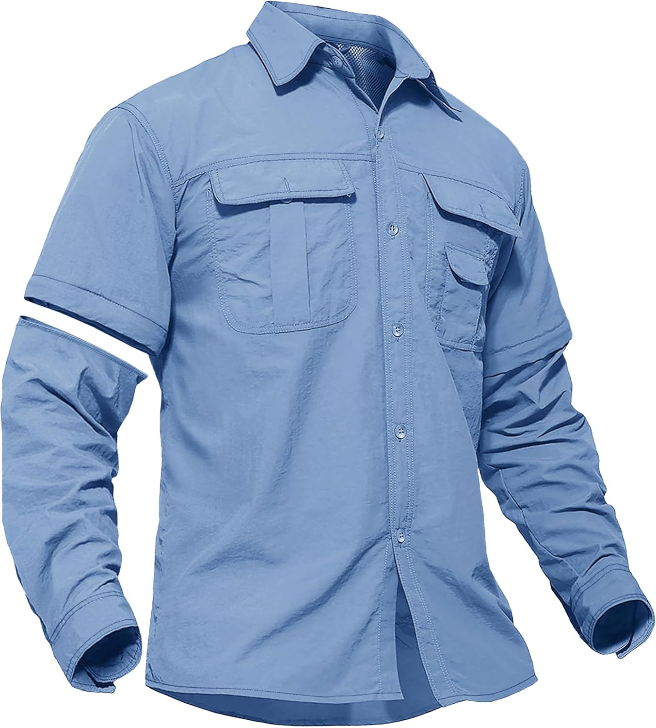 TACVASEN Men's Convertible Long Sleeve Fishing Shirts for Adventure