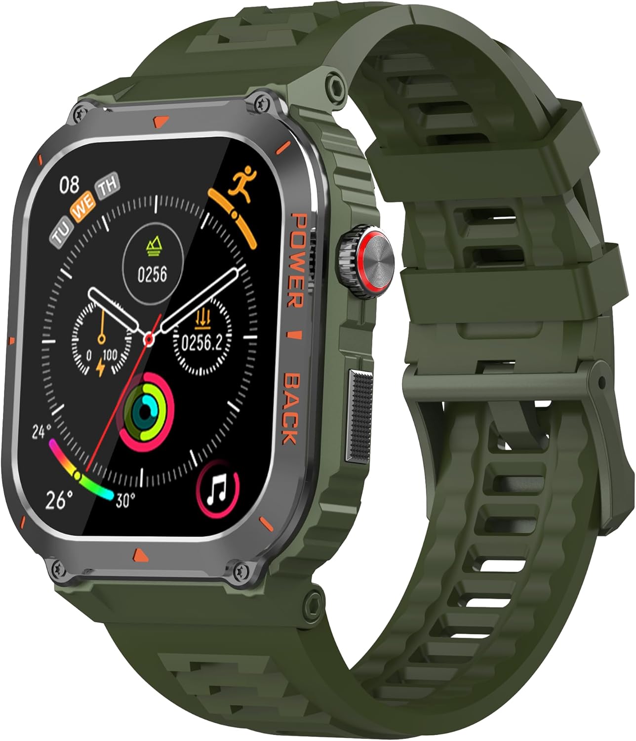 Military GPS Smart Watch for Men with Altimeter and Compass
