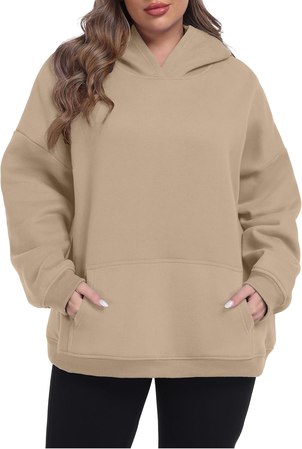 Plus Size Hoodies for Women - Cozy Fleece-Lined Sweatshirts