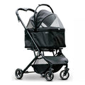 4 Wheels Pet Stroller for Small and Medium Dogs and Cats - Easy Fold
