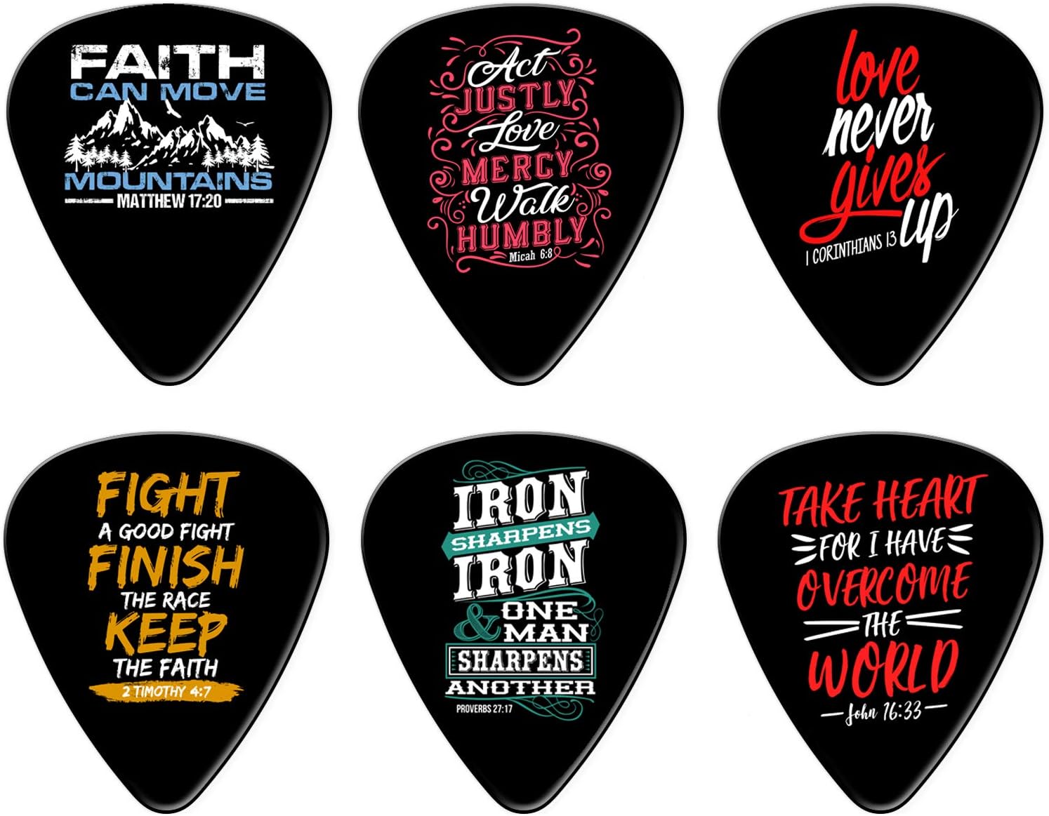 Christian Guitar Picks - Inspire Worship & Learning