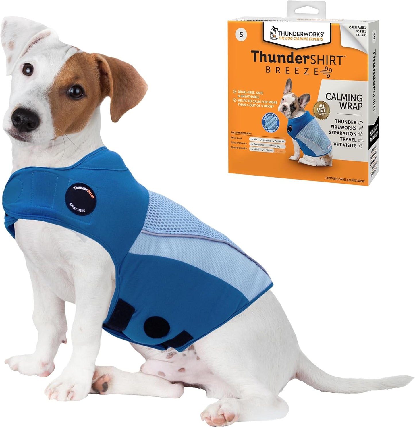 ThunderShirt Breeze for Dogs: Anxiety Relief Vest for Stress