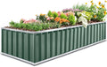 Galvanized Raised Garden Bed 101 in x 36 in x 18 in - Deep Planter