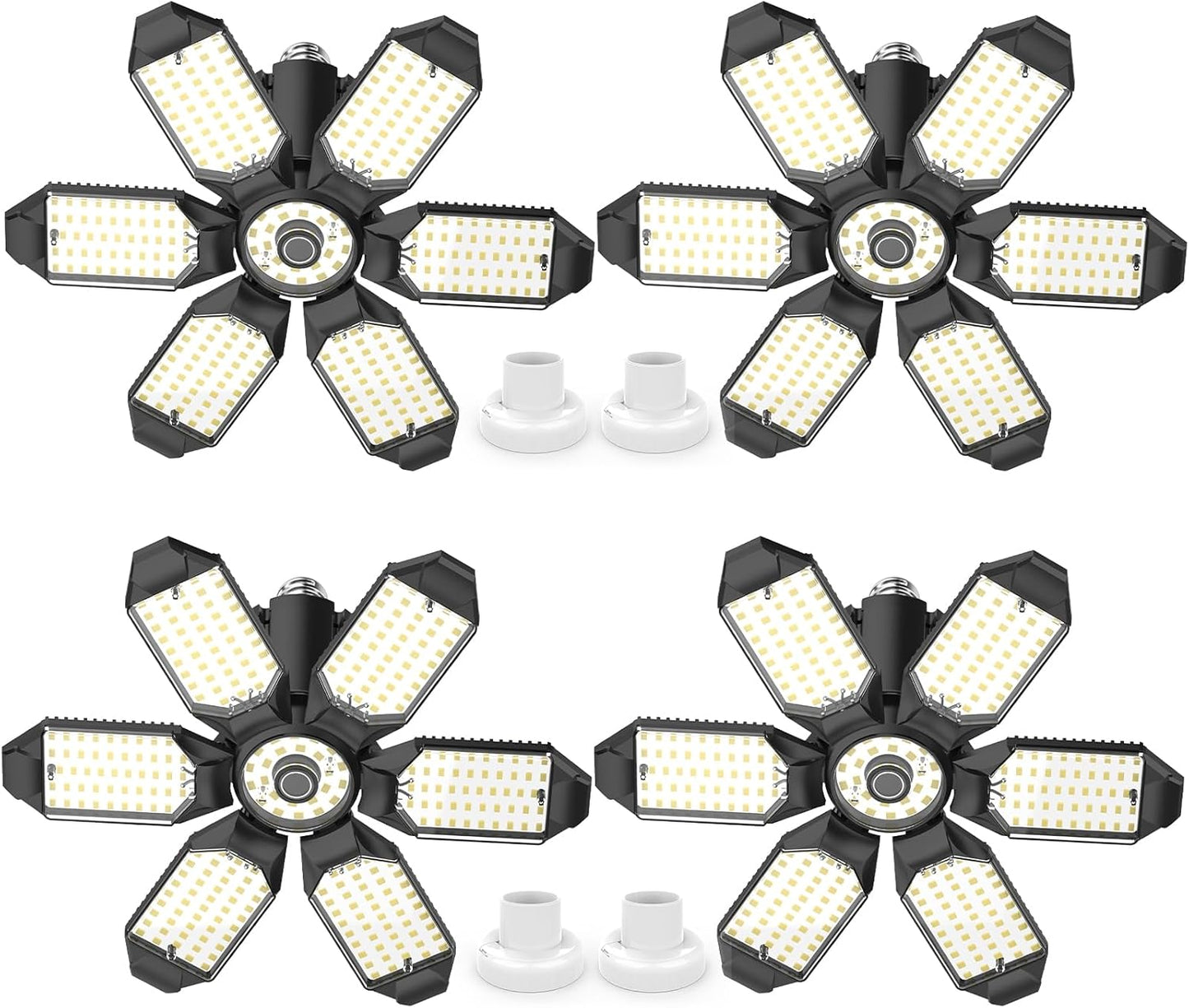 Super Bright 200W LED Garage Lights 4 Pack for Workshops