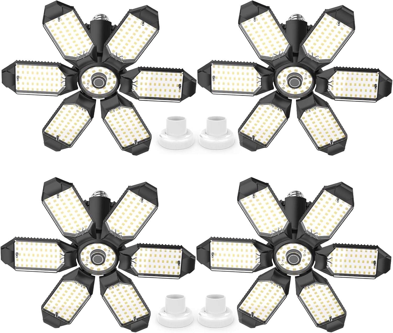 Super Bright 200W LED Garage Lights 4 Pack for Workshops