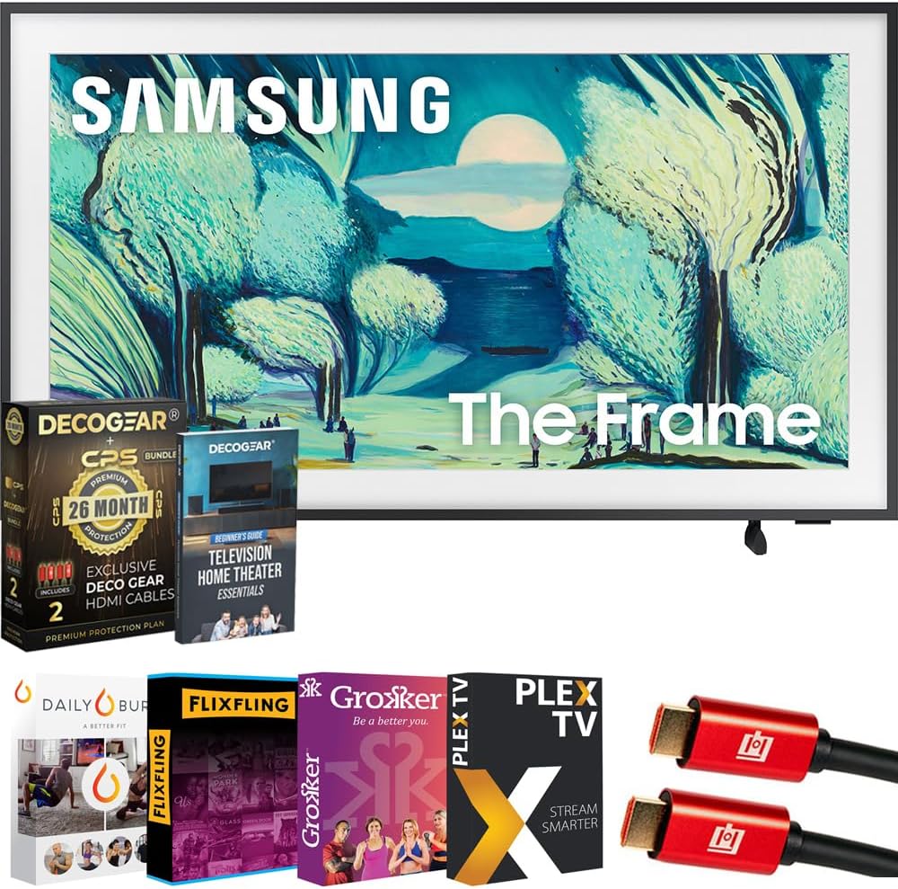 Samsung 43in The Frame QLED 4K TV with Art Mode & Vision AI