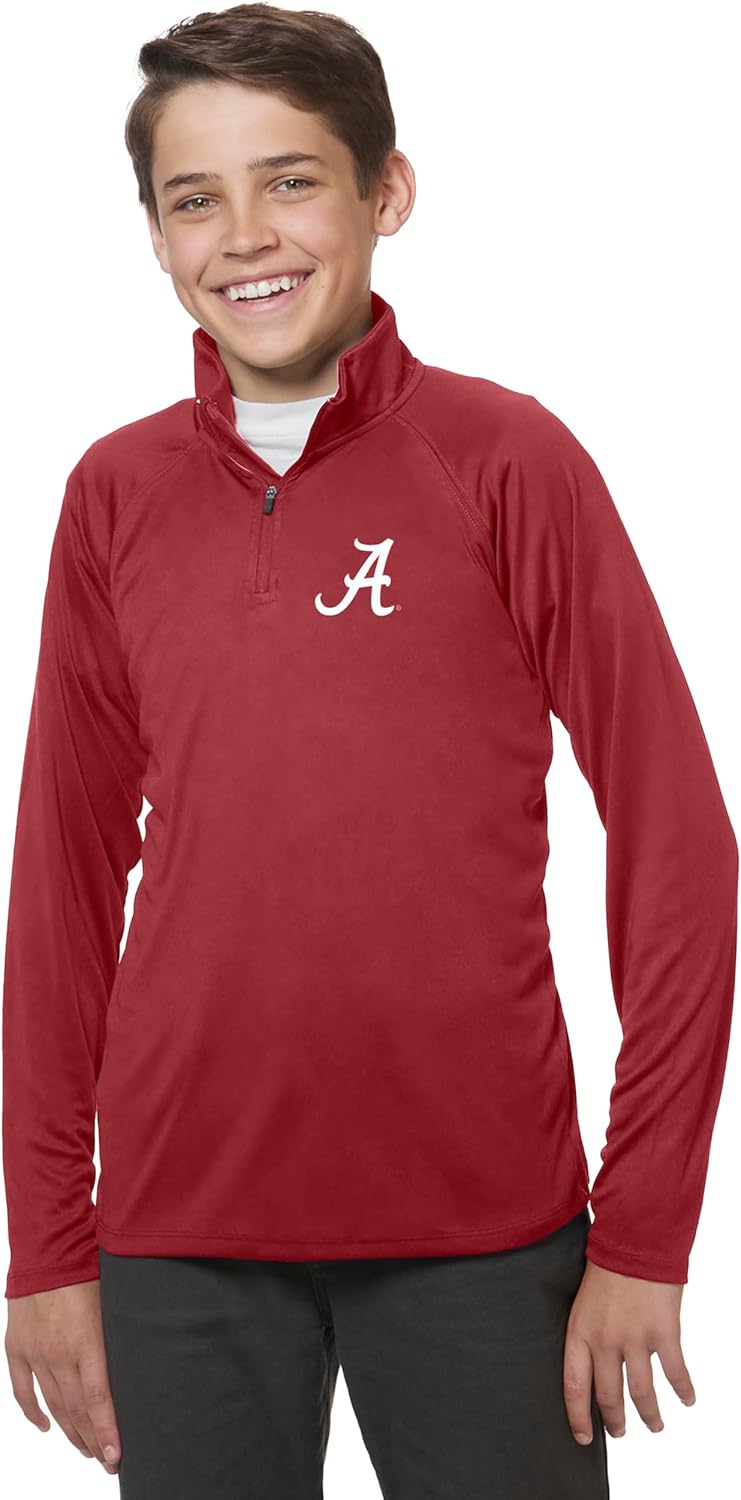 Little King NCAA Youth Boys 1/4 Zip Pullover Wind Shirt Review