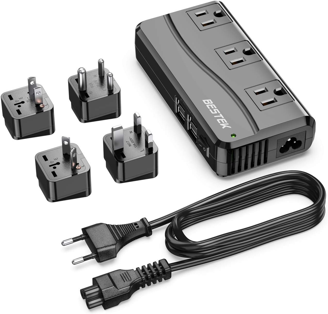 BESTEK Universal Travel Adapter for Worldwide Voltage Conversion