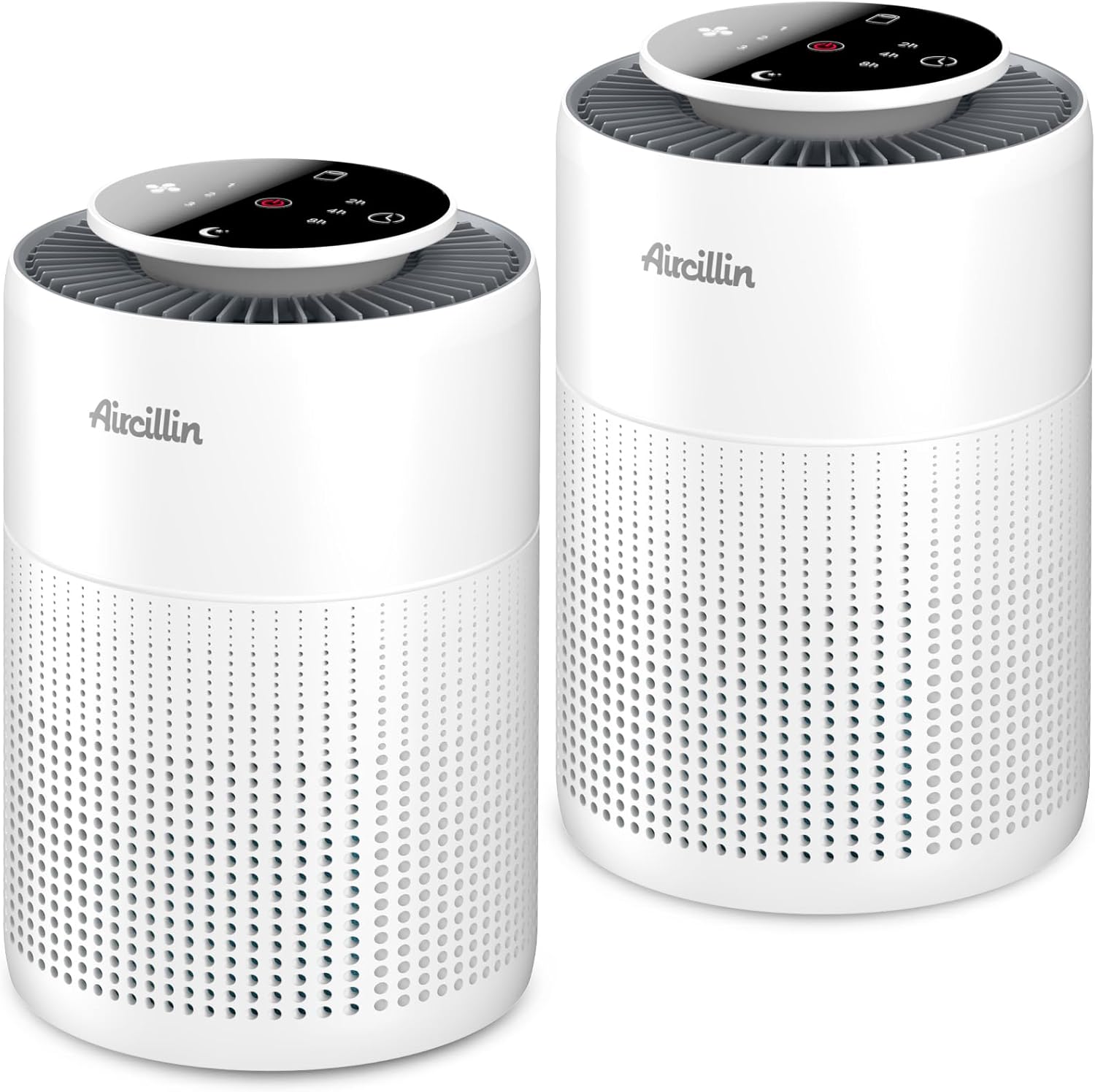2 Pack Air Purifiers for Home Bedroom with H13 True HEPA Filter