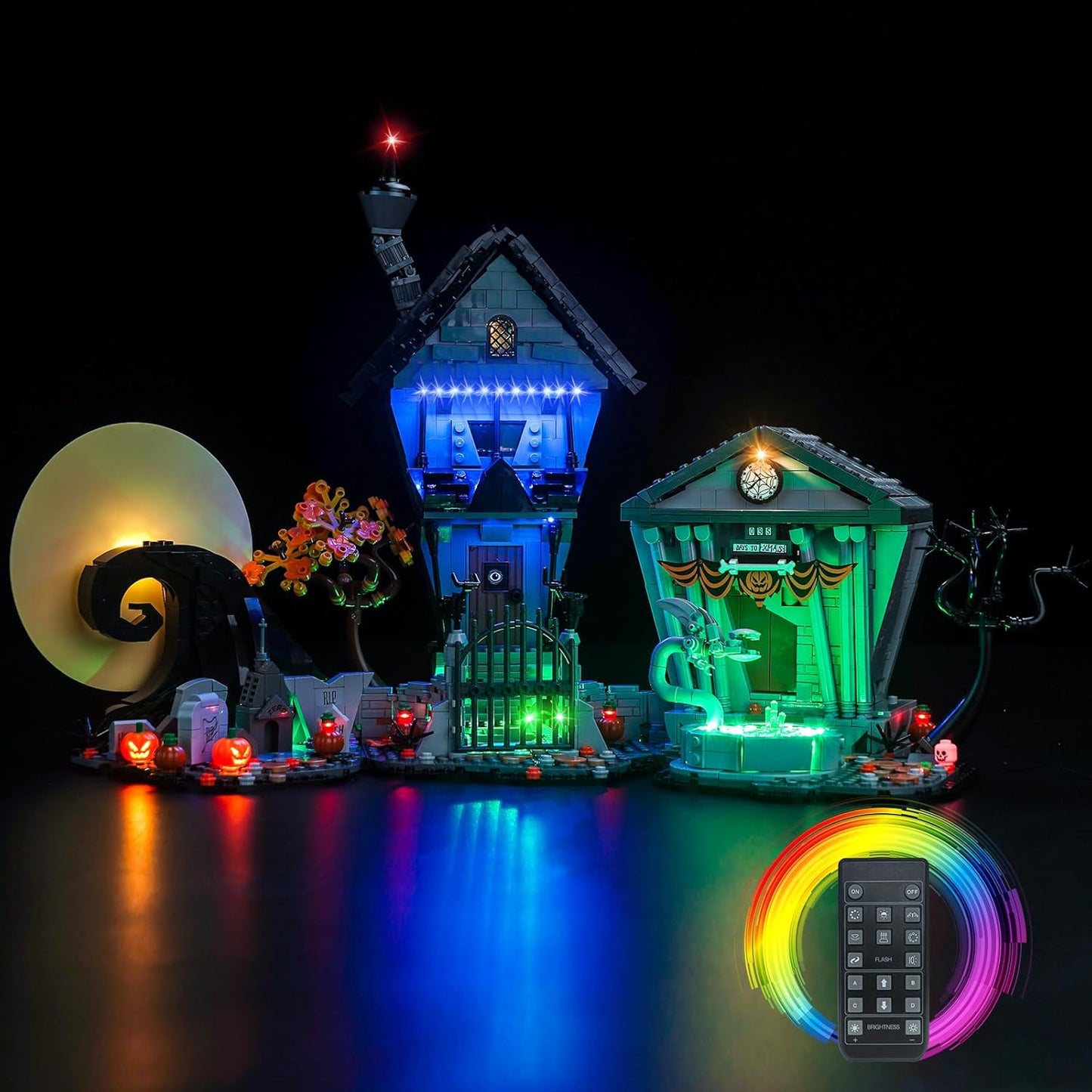 Light Kit for Lego Tim Burton's The Nightmare Before Christmas 21351