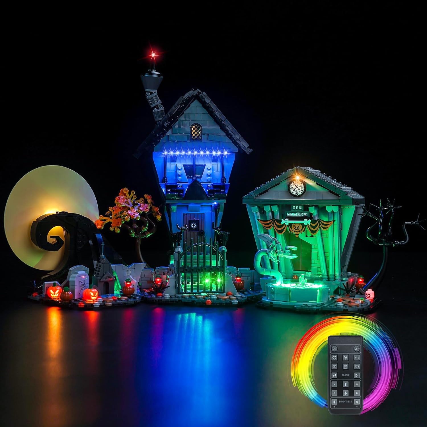 Light Kit for Lego Tim Burton's The Nightmare Before Christmas 21351