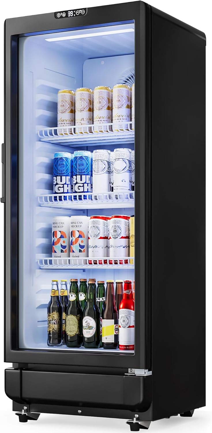 YITAHOME 6 CU.FT. Commercial Beverage Display Refrigerator