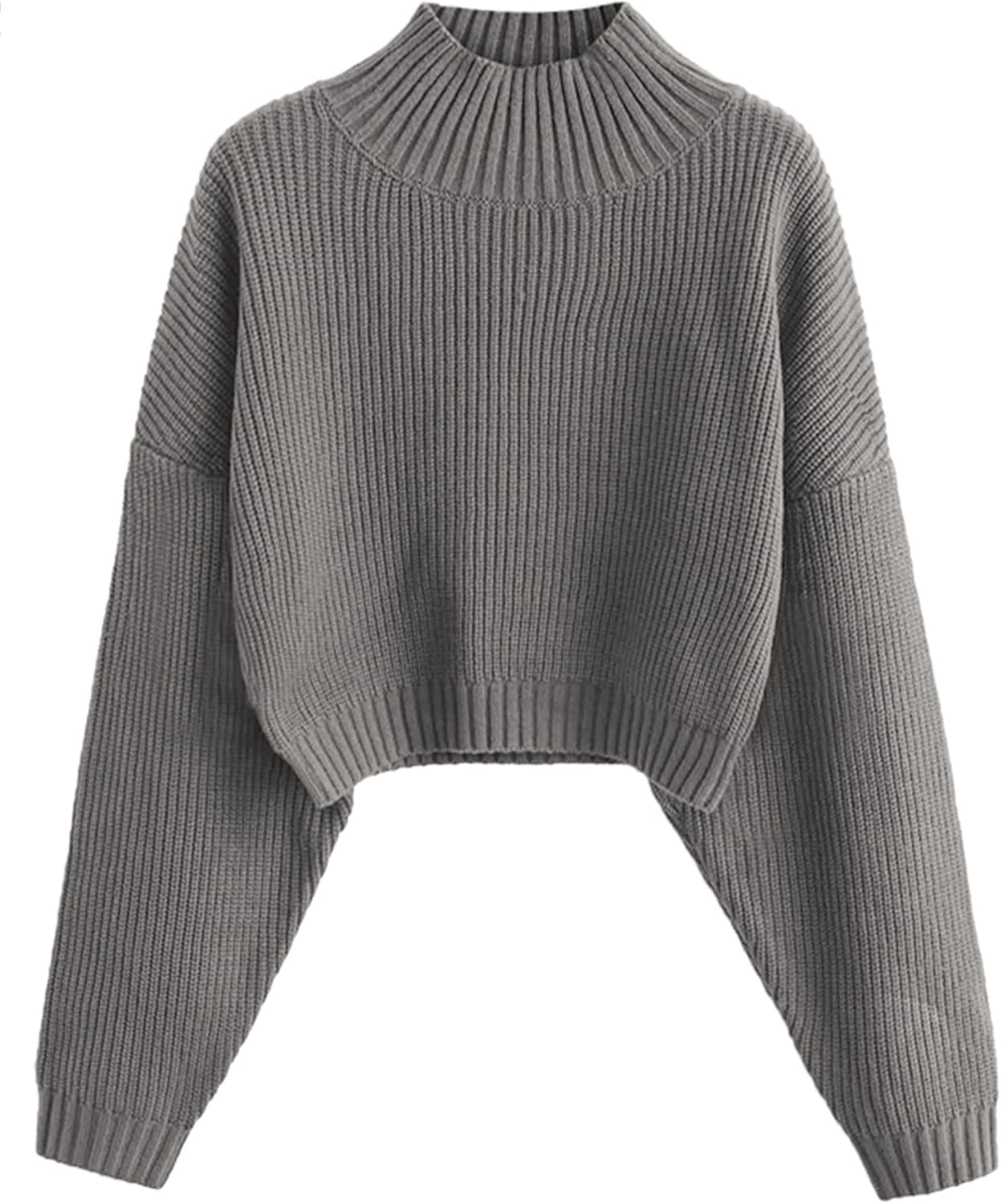 Cropped Turtleneck Sweater for Women - Stylish and Comfy Knit