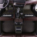 Custom Fit Car Floor Mats Full Coverage Leather Floor Liners - Black
