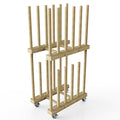 Art Storage Rack With Handle & Caster Wheels - Mobile Canvas Organizer