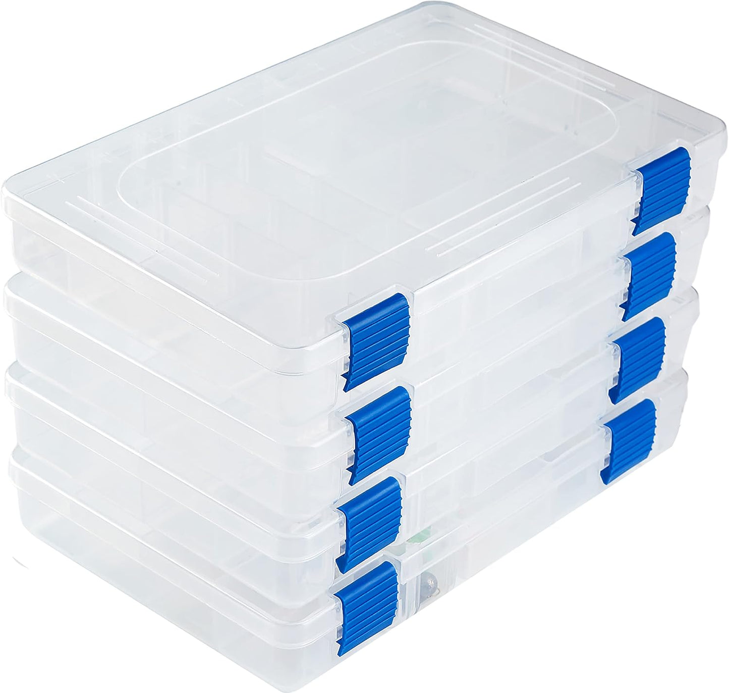 Adjustable Divider Tackle Box Organizer 4-Pack