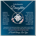 Daughter Necklace Gift from Dad - Heartfelt Jewelry Keepsake